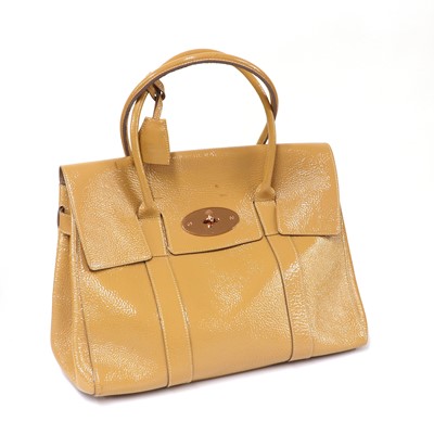 Lot 1471 - A Mulberry nude wrinkled patent leather Bayswater handbag