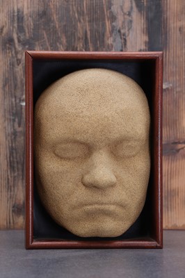 Lot 400 - A painted composite death mask