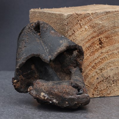 Lot 97 - A child's concealed leather shoe