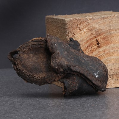 Lot 97 - A child's concealed leather shoe