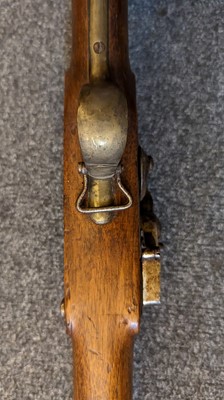 Lot 104 - A Flintlock 'Brown Bess' tower musket  with bayonet