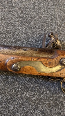 Lot 104 - A Flintlock 'Brown Bess' tower musket  with bayonet