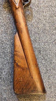 Lot 104 - A Flintlock 'Brown Bess' tower musket  with bayonet