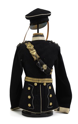 Lot 164 - A large collection of British Army dress uniforms