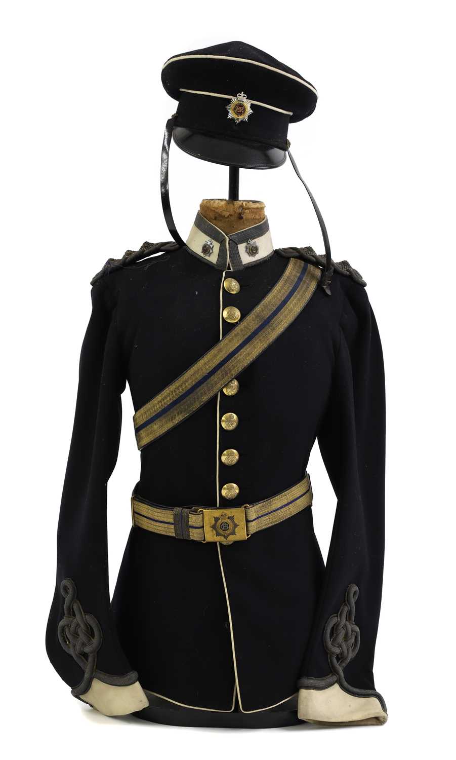 Lot 164 - A large collection of British Army dress uniforms