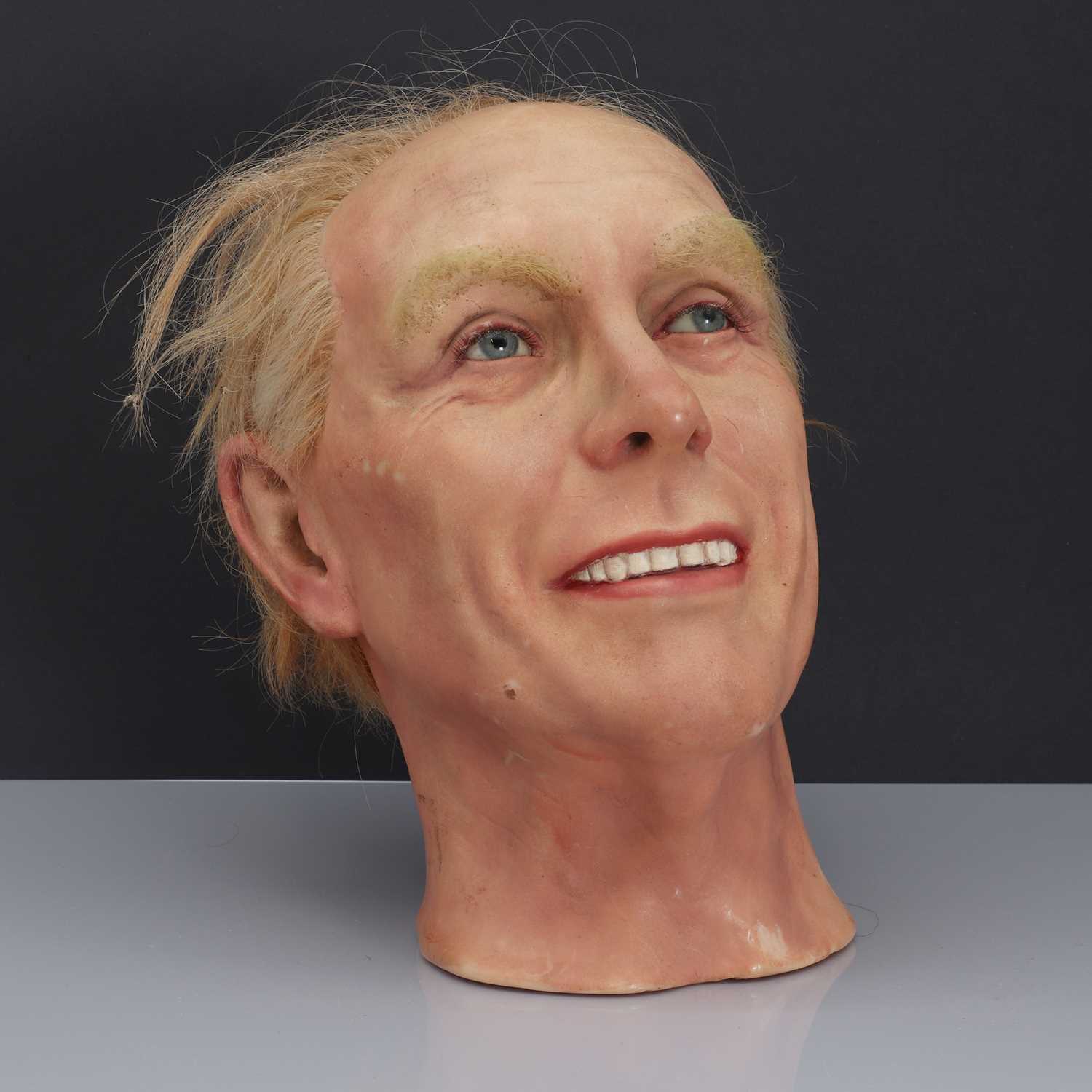 Lot 149 - A waxwork head