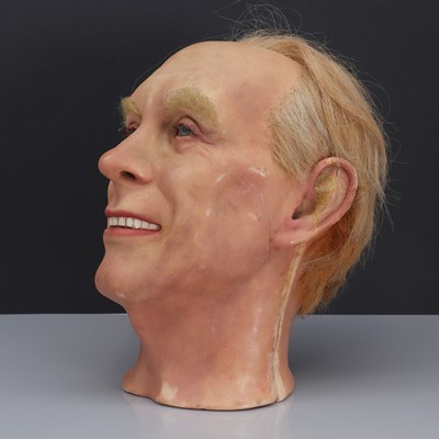 Lot 149 - A waxwork head