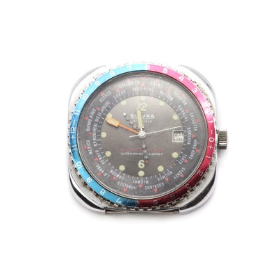 Lot 231 - A Sicura 'Globetrotter' GMT mechanical watch
