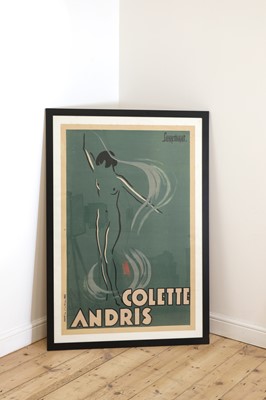 Lot 104 - An Art Deco poster
