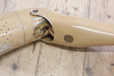 Lot 463 - An aluminium prosthetic leg