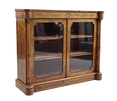 Lot 433 - A walnut and gilt metal mounted credenza