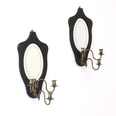 Lot 70 - A pair of Victorian wall appliqués