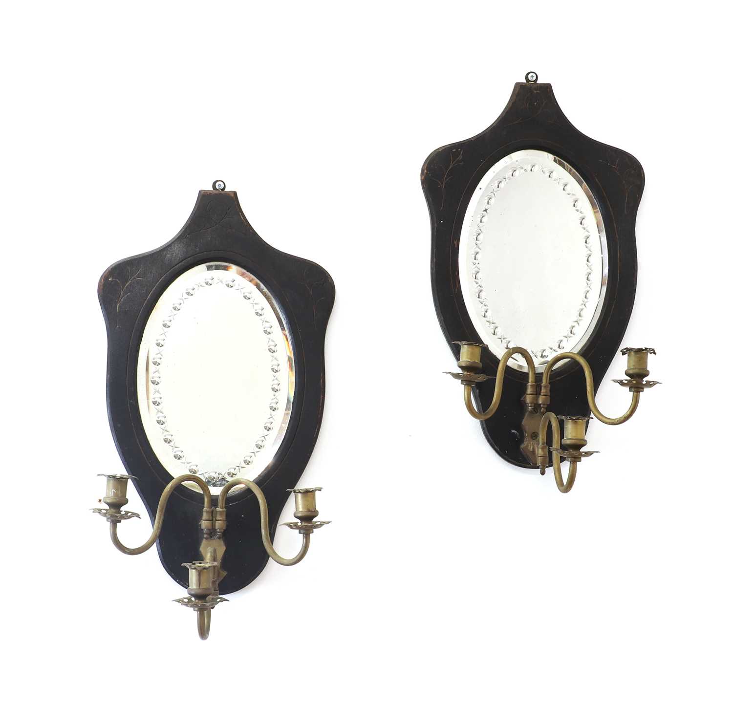 Lot 70 - A pair of Victorian wall appliqués