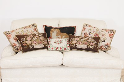 Lot 37 - A group of six needlepoint cushions