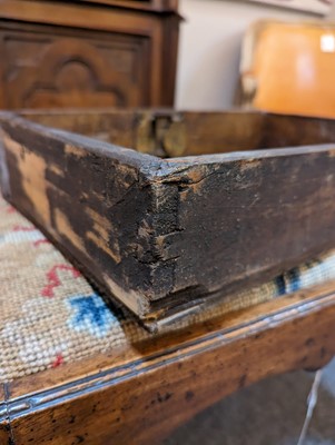 Lot 67 - A walnut credenza