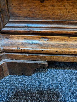 Lot 67 - A walnut credenza