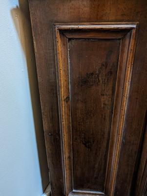 Lot 67 - A walnut credenza