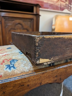 Lot 67 - A walnut credenza