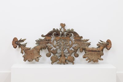 Lot 7 - A group of carved and pierced oak wall appliqués