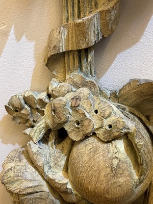 Lot 7 - A group of carved and pierced oak wall appliqués