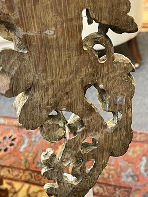 Lot 7 - A group of carved and pierced oak wall appliqués