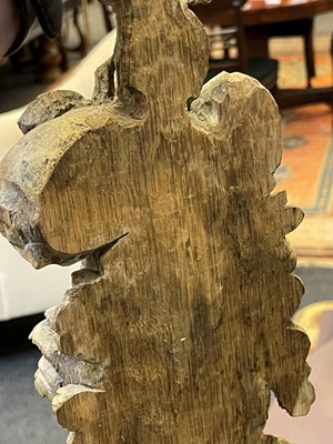 Lot 7 - A group of carved and pierced oak wall appliqués