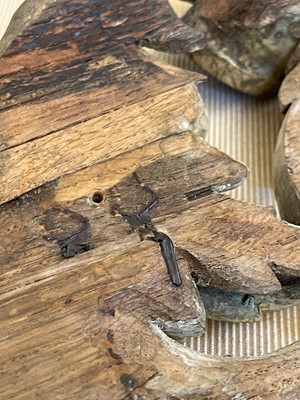 Lot 7 - A group of carved and pierced oak wall appliqués