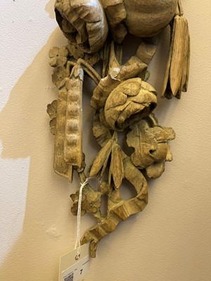 Lot 7 - A group of carved and pierced oak wall appliqués