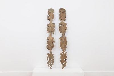 Lot 7 - A group of carved and pierced oak wall appliqués