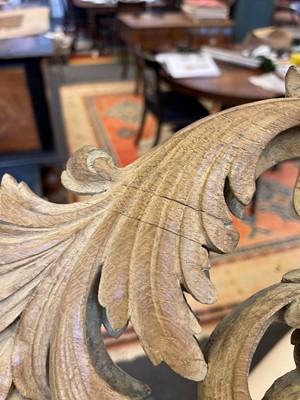 Lot 7 - A group of carved and pierced oak wall appliqués