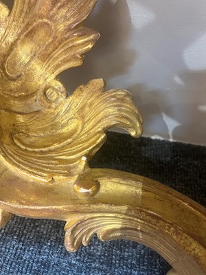 Lot 19 - A Louis XV giltwood console table