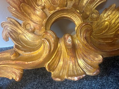 Lot 19 - A Louis XV giltwood console table