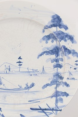 Lot 75 - An assembled collection of tin-glazed earthenware by Isis Ceramics