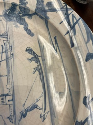 Lot 75 - An assembled collection of tin-glazed earthenware by Isis Ceramics