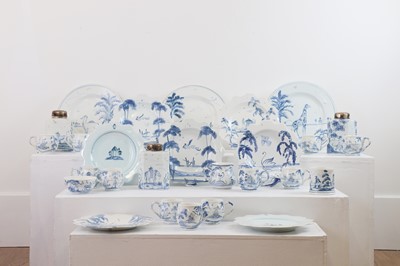 Lot 75 - An assembled collection of tin-glazed earthenware by Isis Ceramics