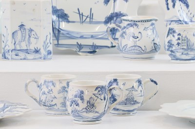 Lot 75 - An assembled collection of tin-glazed earthenware by Isis Ceramics