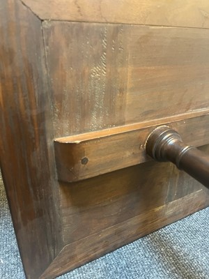 Lot 24 - A pair of teak tripod occasional tables