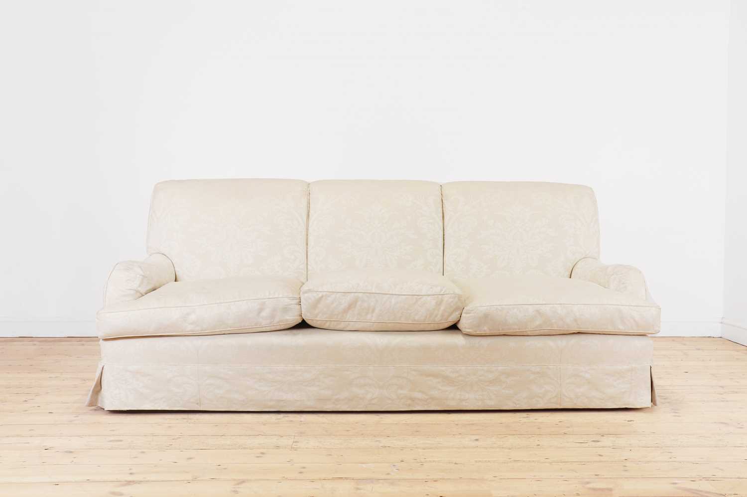 Lot 36 - A three-seat 'Connaught' sofa by Peter Dudgeon, London