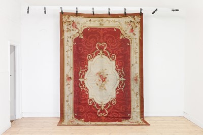 Lot 33 - An Aubusson wool rug