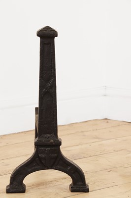 Lot 32 - A cast iron fireback in the 17th century style