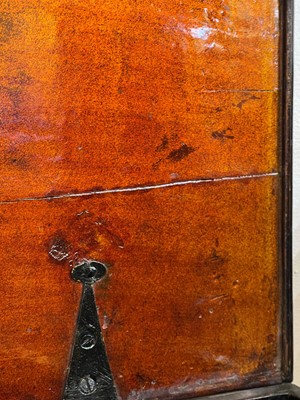Lot 22 - An export black-lacquered writing box