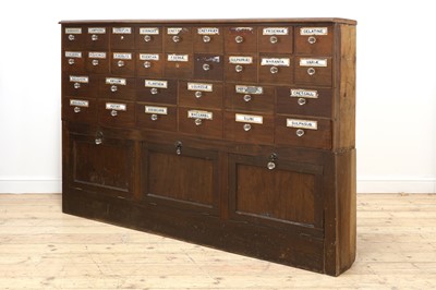 Lot 404 - An apothecary's cabinet