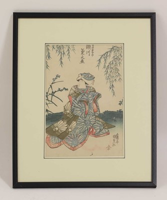 Lot 105A - A group of four Japanese woodblock prints