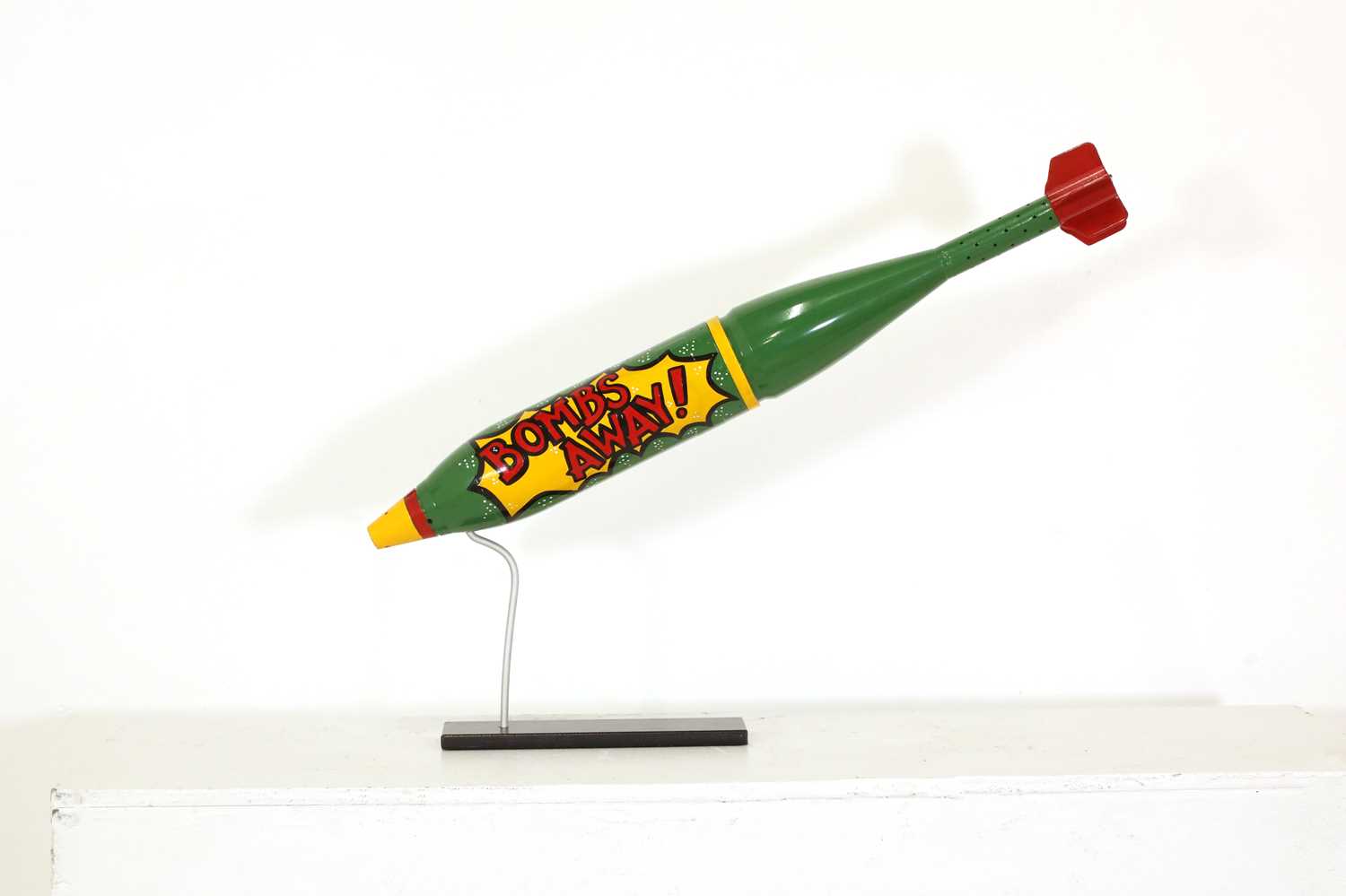 Mortar Shell Figure Lot 458 - A decommissioned mortar shell,