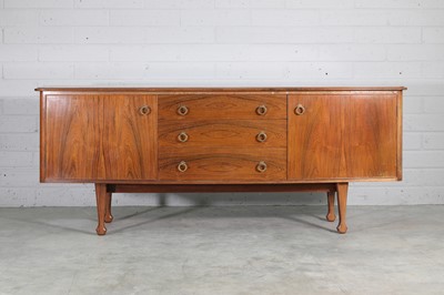 Lot 450 - A rosewood sideboard