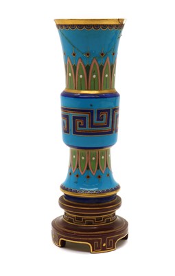 Lot 164 - A Minton footed cloisonné vase