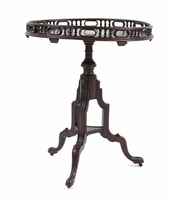 Lot 415 - A George II style mahogany tripod table