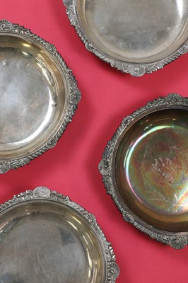 Lot 220 - A set of four Victorian silver-plated serving dishes