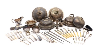 Lot 53 - A collection of silver plated items