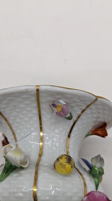 Lot 152 - A pair of Meissen style porcelain vases